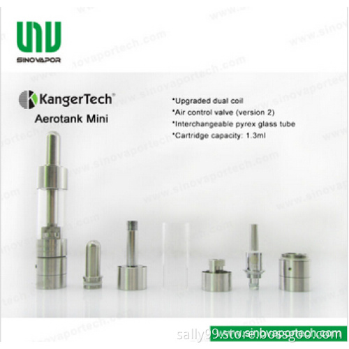 New Dual Coil Kangertech Aerotank Mini 4.5ml Mini Aerotank Vape Aero Tank Atomizer